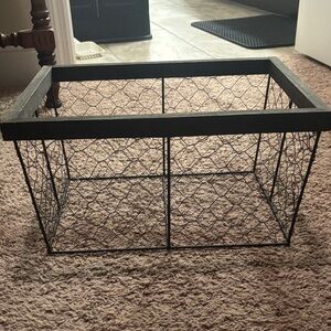 Black Wire Storage Basket